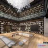 1125006 - 3D SCHOOL INTERIOR (VRAY) - LIBRARY 3D SCENES - 026