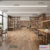 1125022 - 3D SCHOOL INTERIOR (VRAY) - LIBRARY 3D SCENES - 034