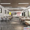 1125058 - 3D SCHOOL INTERIOR (VRAY) - CANTEEN 3D SCENES - 018