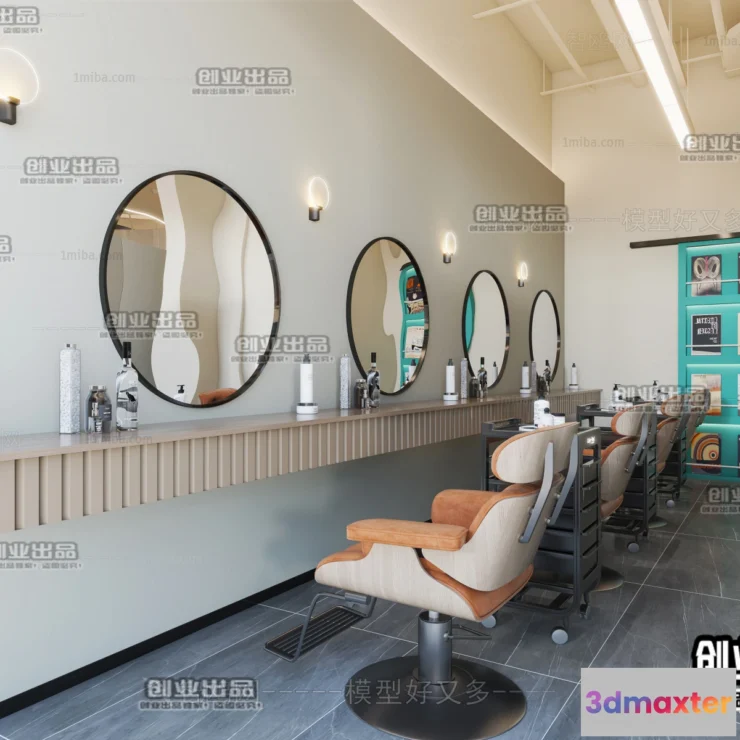 1125392 - HAIR SALON - 3D SCENES - VRAY RENDER - 003