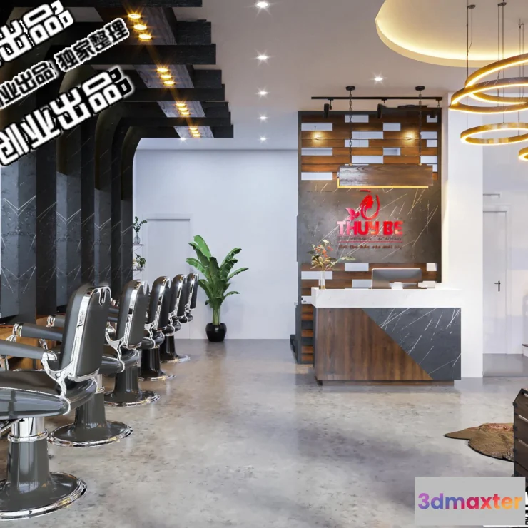 1125416 - HAIR SALON - 3D SCENES - VRAY RENDER - 015