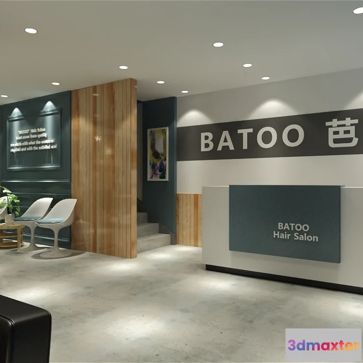 1125434 - HAIR SALON - 3D SCENES - VRAY RENDER - 024