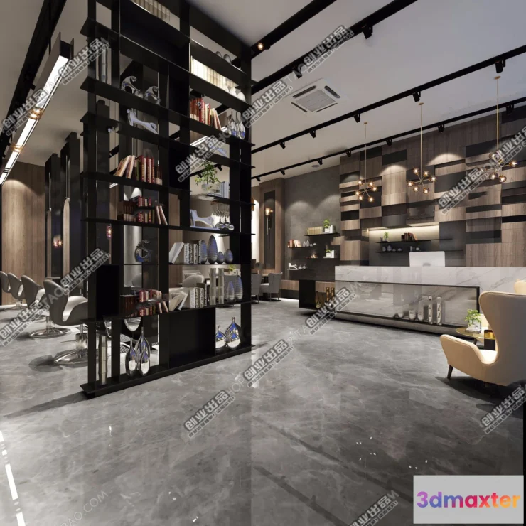 1125442 - HAIR SALON - 3D SCENES - VRAY RENDER - 028