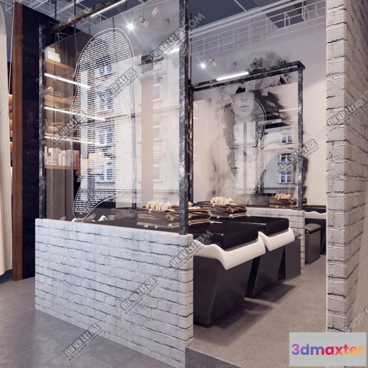 1125456 - HAIR SALON - 3D SCENES - VRAY RENDER - 035