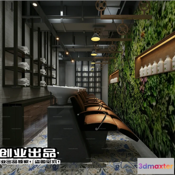 1125464 - HAIR SALON - 3D SCENES - VRAY RENDER - 039