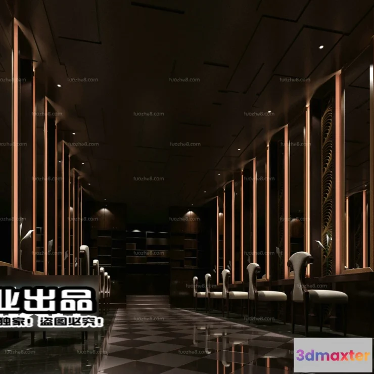 1125466 - HAIR SALON - 3D SCENES - VRAY RENDER - 040