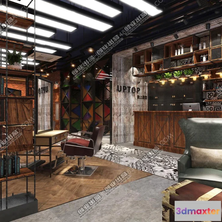 1125490 - HAIR SALON - 3D SCENES - VRAY RENDER - 052