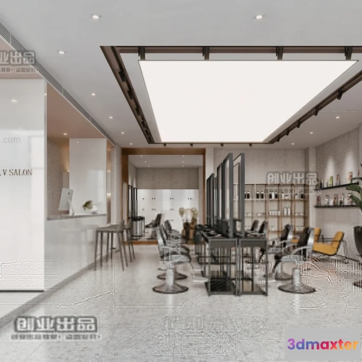 1125516 - HAIR SALON - 3D SCENES - VRAY RENDER - 065