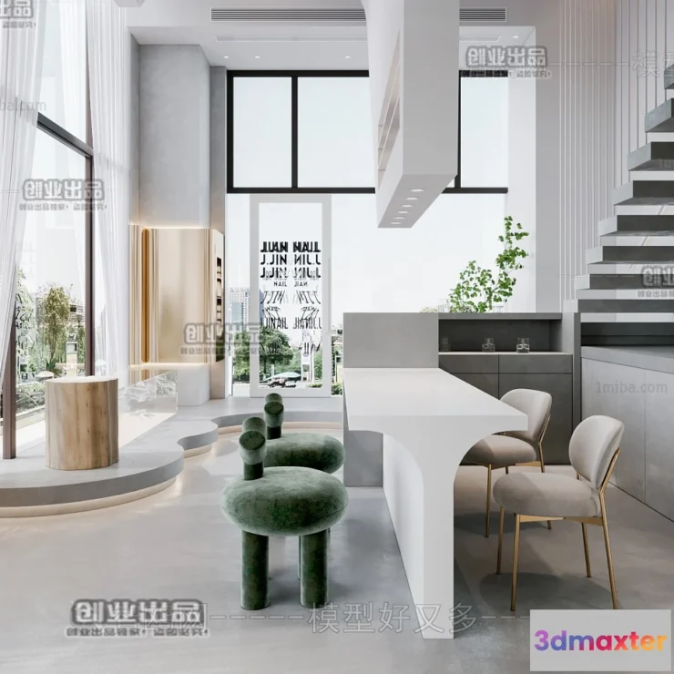 1125526 - NAILS SALON - 3D SCENES - VRAY RENDER - 001