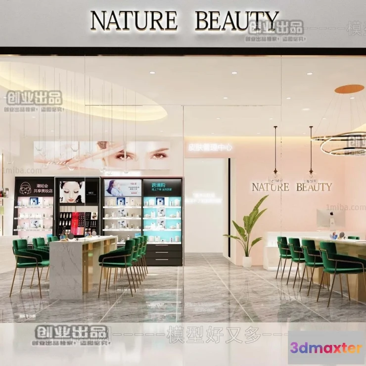1125546 - NAILS SALON - 3D SCENES - VRAY RENDER - 011