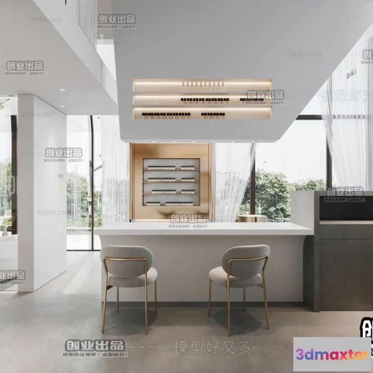 1125548 - NAILS SALON - 3D SCENES - VRAY RENDER - 012
