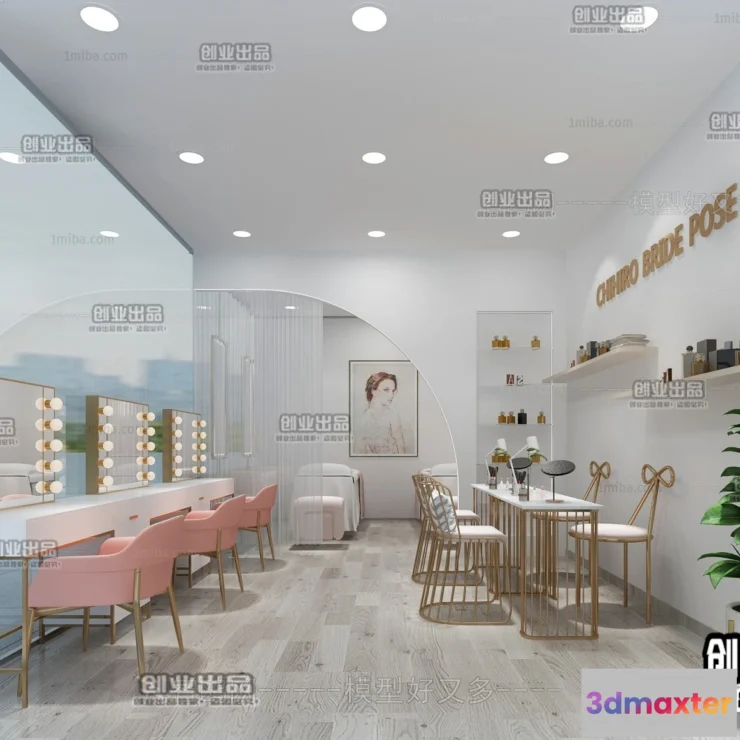 1125566 - NAILS SALON - 3D SCENES - VRAY RENDER - 021