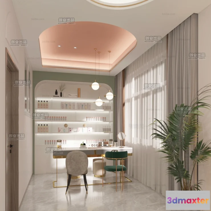 1125572 - NAILS SALON - 3D SCENES - VRAY RENDER - 024