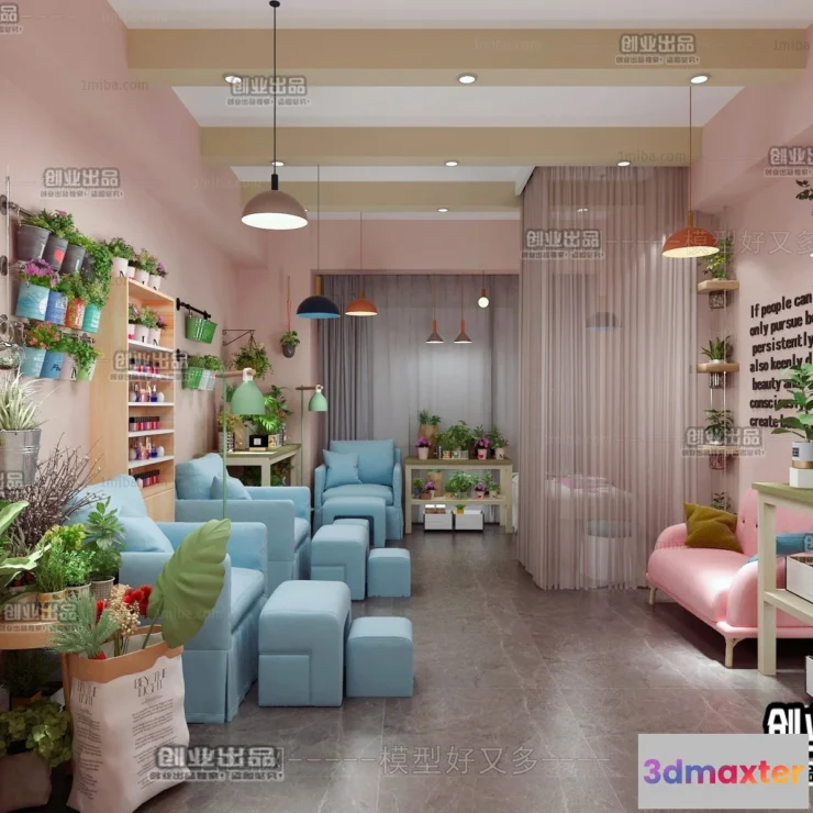 1125578 - NAILS SALON - 3D SCENES - VRAY RENDER - 027