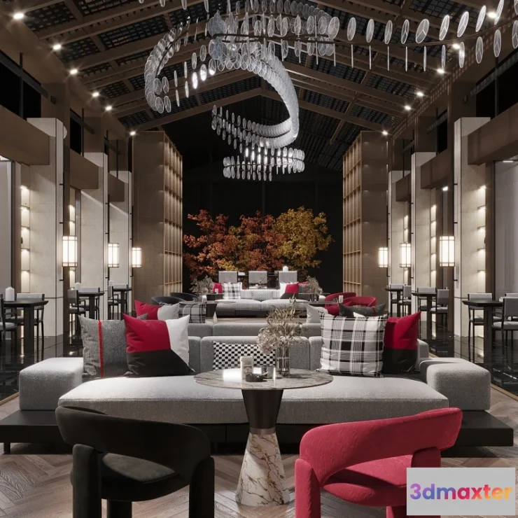 1156094 - PUBLIC SPACE 3D SCENES - HOTEL - 0011