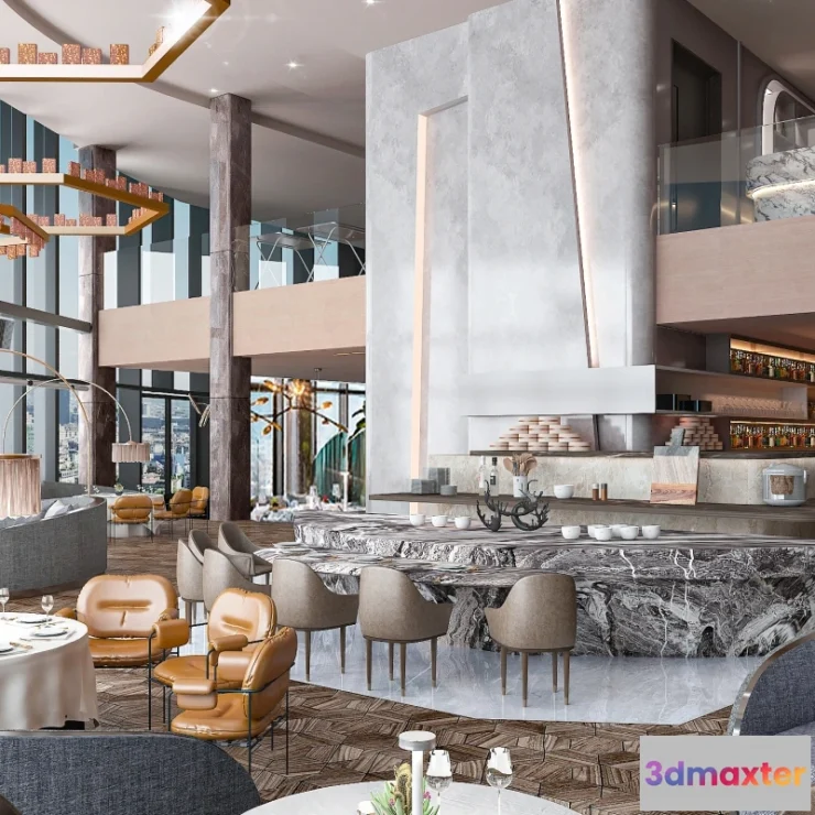 1156124 - PUBLIC SPACE 3D SCENES - HOTEL - 0026