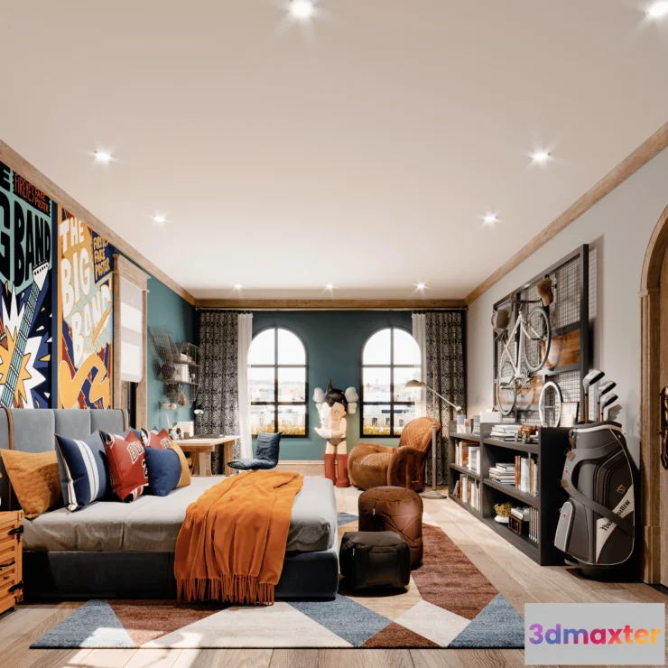 1156156 - PUBLIC SPACE 3D SCENES - BEDROOM - 0006