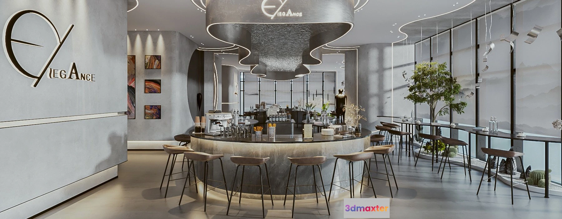 1156228 - PUBLIC SPACE 3D SCENES - RESTAURANT - 0010