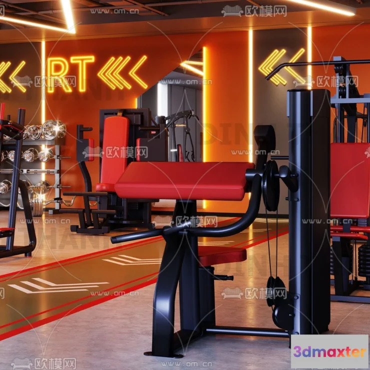 1181706 - GYM - 3D MODELS - SCENES - 081