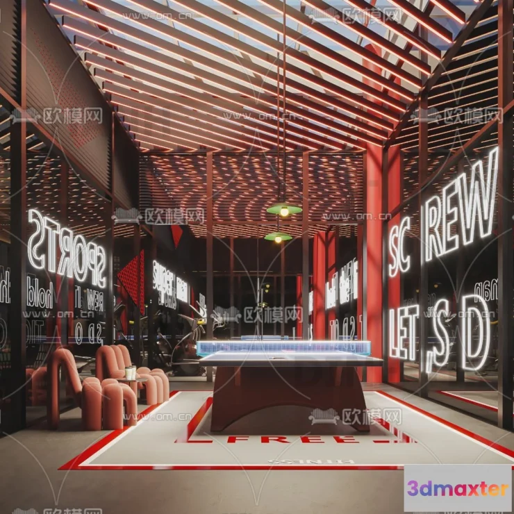 1181744 - GYM - 3D MODELS - SCENES - 100