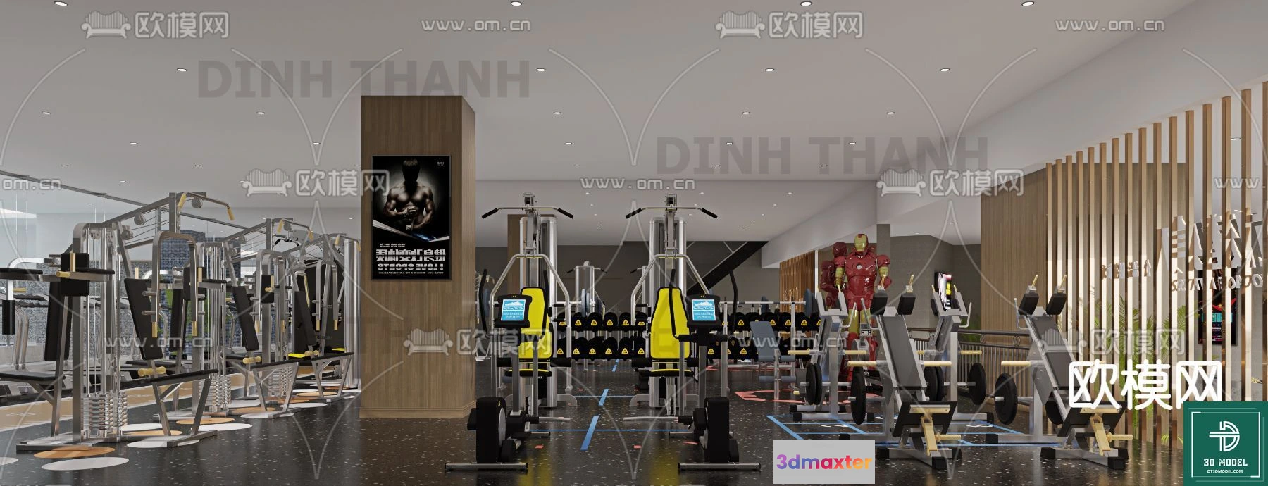 1181778 - GYM - 3D MODELS - SCENES - 117