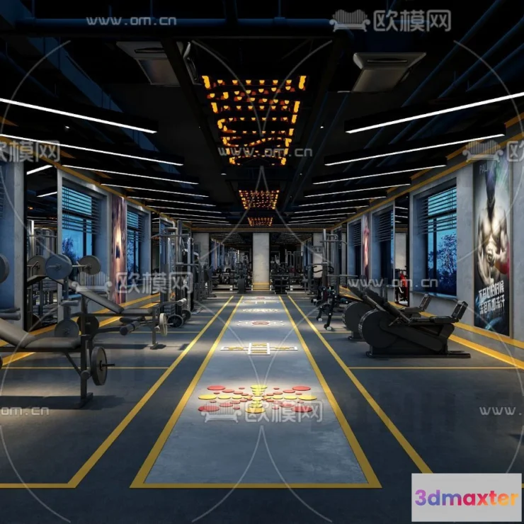 1181794 - GYM - 3D MODELS - SCENES - 125