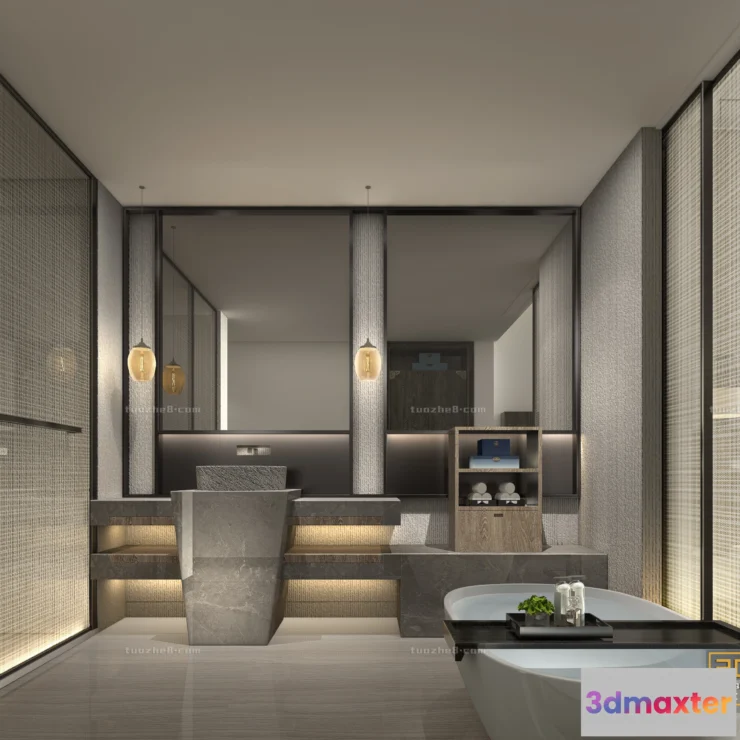 1210908 - Extension Interior - PUBLIC RESTROOMS - 020