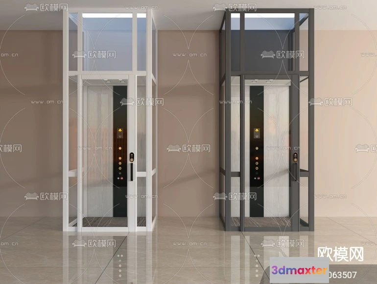 1220416 - Modern Elevator 3D Models - 002