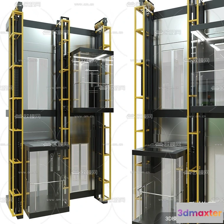 1220420 - Modern Elevator 3D Models - 004