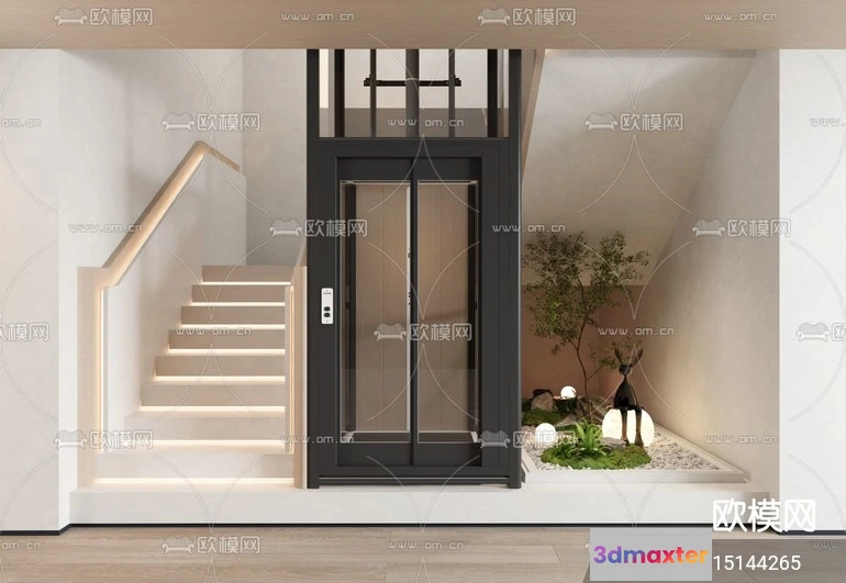 1220444 - Modern Elevator 3D Models - 016