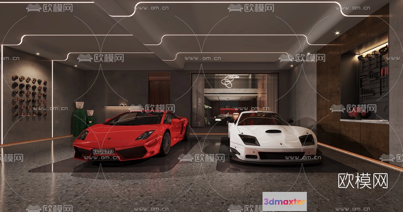 1239240 - GARAGE - VRAY  CORONA - 3D MODEL - 744