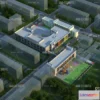 1240194 - KINDERGARTEN - VRAY  CORONA - 3D MODEL - 1221