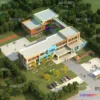 1240198 - KINDERGARTEN - VRAY  CORONA - 3D MODEL - 1223