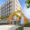 1240218 - KINDERGARTEN - VRAY  CORONA - 3D MODEL - 1233