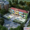 1240224 - KINDERGARTEN - VRAY  CORONA - 3D MODEL - 1236