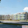 1240228 - KINDERGARTEN - VRAY  CORONA - 3D MODEL - 1238