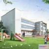 1240240 - KINDERGARTEN - VRAY  CORONA - 3D MODEL - 1244