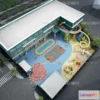 1240264 - KINDERGARTEN - VRAY  CORONA - 3D MODEL - 1256
