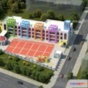 1240294 - KINDERGARTEN - VRAY  CORONA - 3D MODEL - 1271