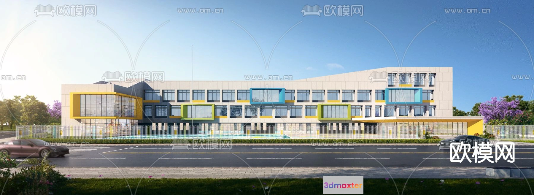 1240302 - KINDERGARTEN - VRAY  CORONA - 3D MODEL - 1275
