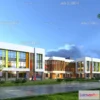 1240316 - KINDERGARTEN - VRAY  CORONA - 3D MODEL - 1282