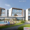 1240330 - KINDERGARTEN - VRAY  CORONA - 3D MODEL - 1289