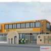 1240364 - KINDERGARTEN - VRAY  CORONA - 3D MODEL - 1306