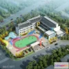 1240374 - KINDERGARTEN - VRAY  CORONA - 3D MODEL - 1311