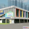 1240400 - KINDERGARTEN - VRAY  CORONA - 3D MODEL - 1324