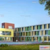 1240402 - KINDERGARTEN - VRAY  CORONA - 3D MODEL - 1325