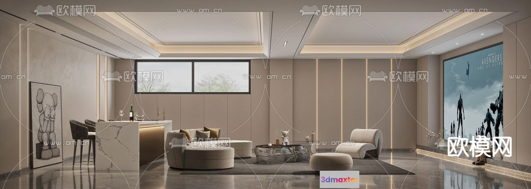 1240934 - PLAYROOM - VRAY  CORONA - 3D MODEL - 1591