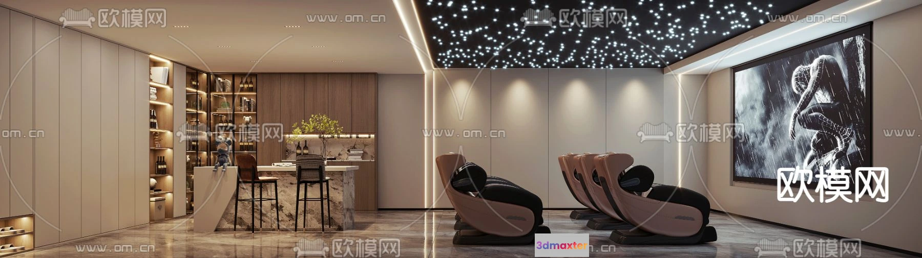 1241000 - PLAYROOM - VRAY  CORONA - 3D MODEL - 1624