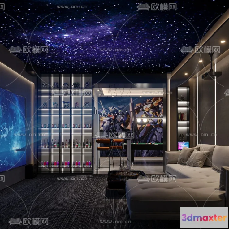 1241004 - PLAYROOM - CORONA - 3D MODEL - 1626