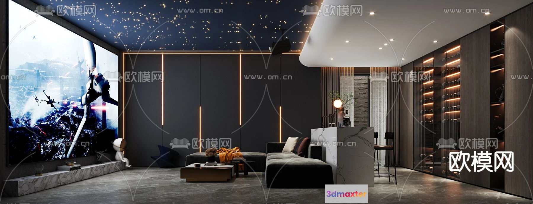 1241036 - PLAYROOM - VRAY  CORONA - 3D MODEL - 1642